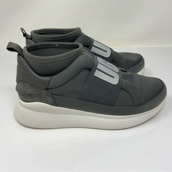 UGG Australia Womens Elastic Neoprene Athletic Sneakers. Gray/White. Women’s 7. - Picture 2 of 9